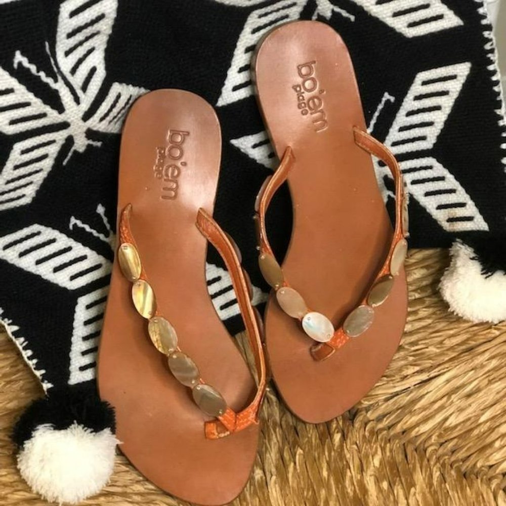 bo'em plage Thong Sandals 7